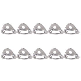 10Pcs Climbing Hanger Lightweight Stainless Steel Rock Climbing Anchors for Cave Exploration Engineering Protection