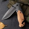 Multi Functional Single Handed Quick Folding Knife Suitable For Outdoor Camping And Fishing As A Gift For Dad And Husband