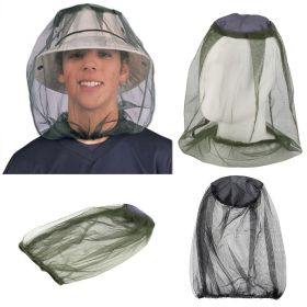 Outdoors Insect Proof Cap (Color: Black)